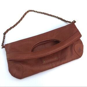 Kristine brown fold over purse